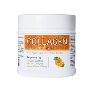 Olympic Kolagen Vitamin C Ginko Biloba Pomorandža 450g pakovanje proizvoda