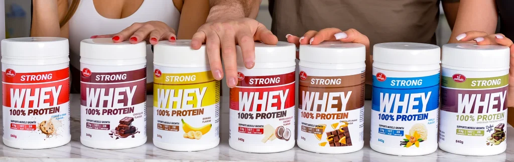 Olympic Strong Whey Protein 840g – različiti ukusi