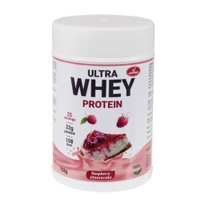 Olympic Ultra Whey Protein čiz-kejk malina 750g – pakovanje proizvoda