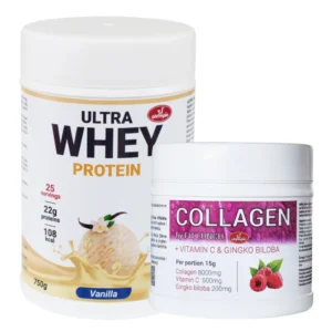 Olympic Ultra Whey Protein Vanila 750g+ Kolagen Malina 450g - PAKET UŠTEDE