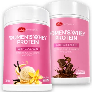 Woman’s Whey Protein sa Kolagenom Vanila i Čokolada 750g 2kom - PAKET UŠTEDE