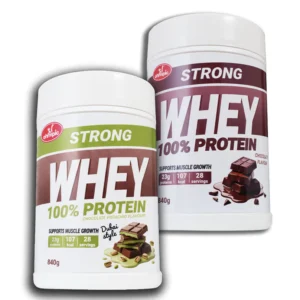 Strong Whey 100% Ukusi Dubai čokolada i Čokolada 840g 2kom - PAKET UŠTEDE