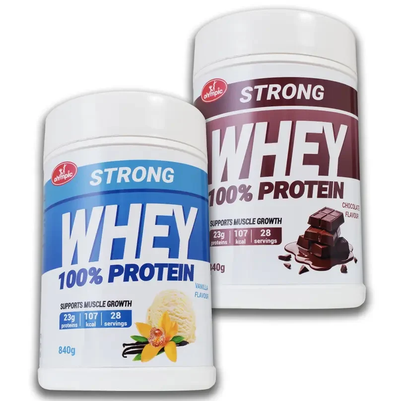 Olympic Protein Strong Whey 100% Ukusi Vanila i Čokolada 840g 2 komada