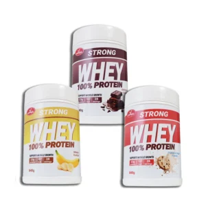Strong Whey protein 840g x3 banana, čokolada, cookie&cream - PAKET UŠTEDE