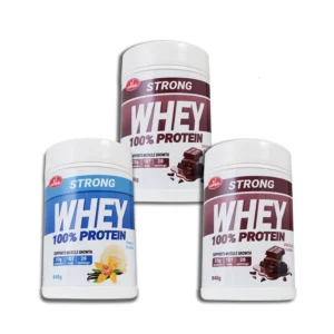 Strong Whey protein 840g x3 vanila, čokolada, čokolada - PAKET UŠTEDE