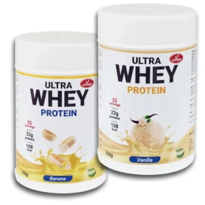 Ultra Whey protein Banana i Vanila 750g 2kom - PAKET UŠTEDE