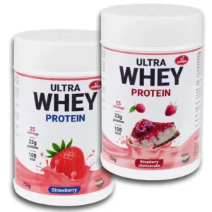Ultra Whey protein Jagoda i Malina Čiz-kejk 750g 2kom - PAKET UŠTEDE