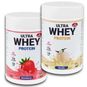 Ultra Whey protein Jagoda i Vanila 750g 2kom - PAKET UŠTEDE