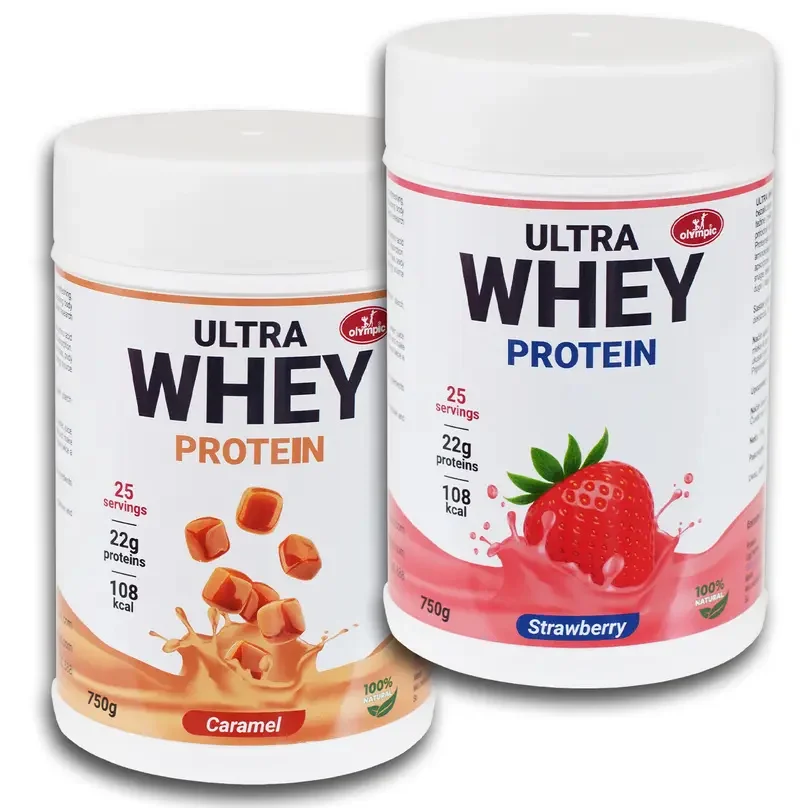 Ultra Whey protein Karamela i Jagoda 750g 2kom - PAKET UŠTEDE