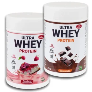 Ultra Whey protein Malina Čiz-kejk i Čokolada 750g 2kom - PAKET UŠTEDE