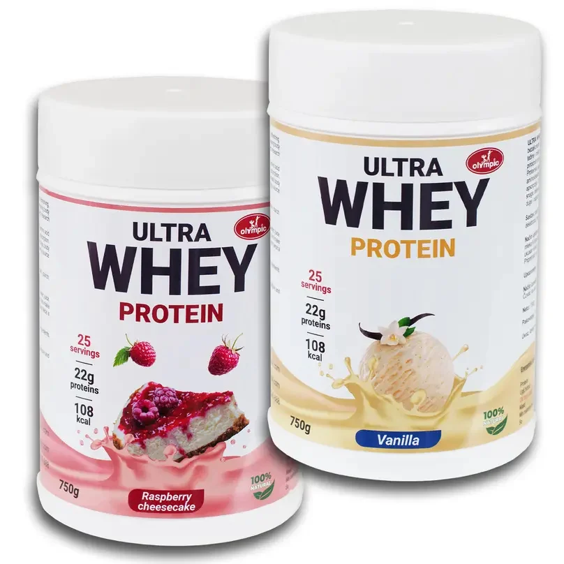 Ultra Whey Protein Raspberry Cheesecake & Vanilla 750g 2-Pack