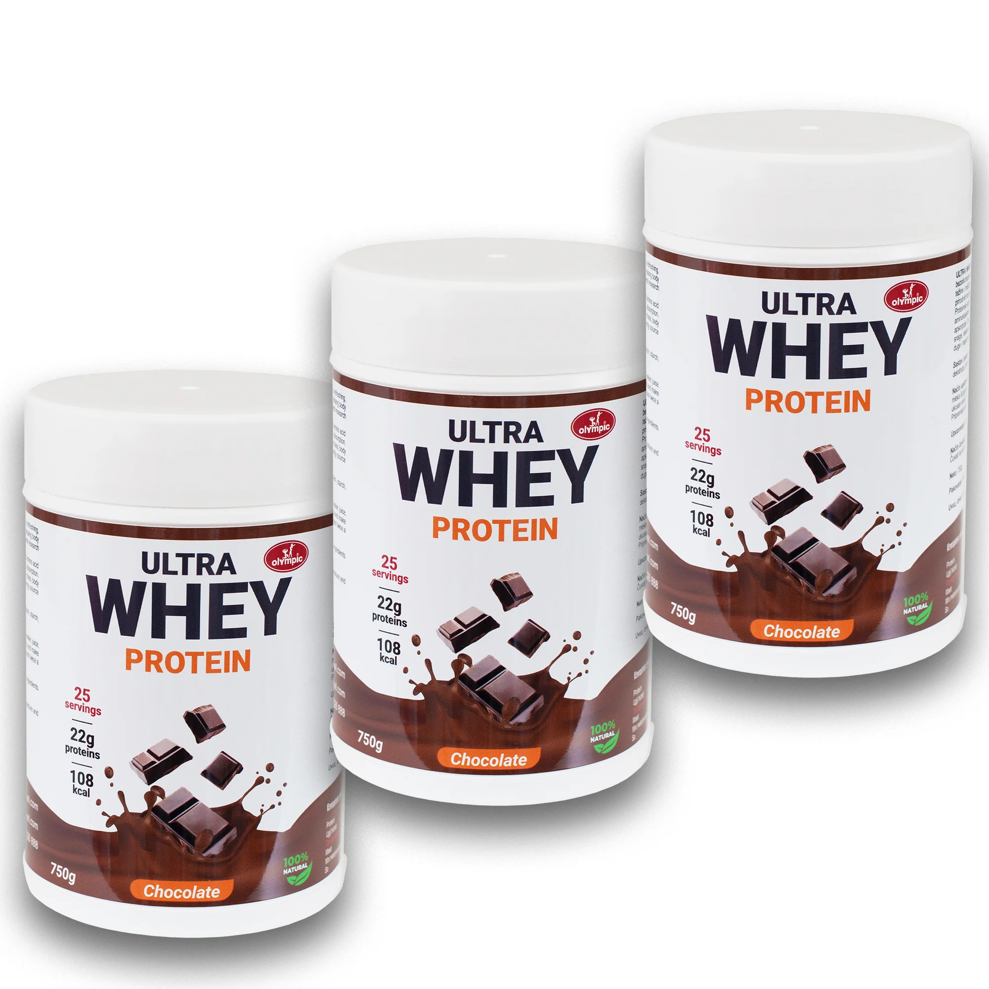 Ultra Whey Protein Chocolate 750g 3-Pack
