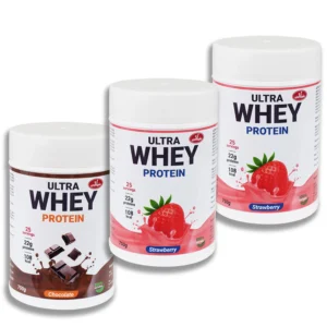 Ultra Whey protein 750g x3 čokolada, jagoda, jagoda PAKET UŠTEDE