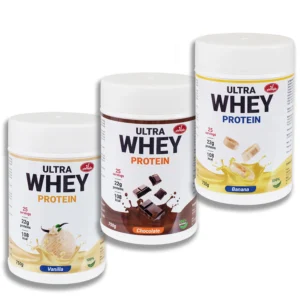 Ultra Whey protein 750g x3 vanila, čokolada, banana PAKET UŠTEDE