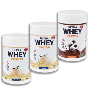 Ultra Whey Protein Vanilla, Vanilla & Chocolate 750g 3-Pack