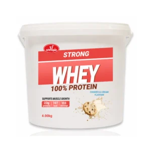 Olympic Strong Whey Protein ccokies & cream 4kg – pakovanje proizvoda