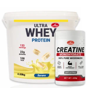 Olympic Ultra Whey protein Banana 4kg + Olympic Creatine Monohydrate 500g – PAKET UŠTEDE