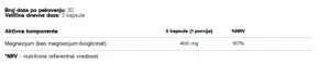 OstroVit Magnesium Glycinate (Magnezijum glicinat) 90 kapsula
