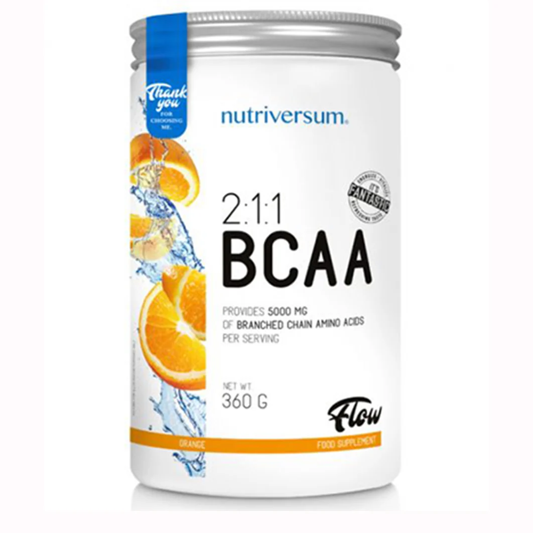 Nutriversum BCAA Flow 2:1:1 aminokiseline ukus narandža