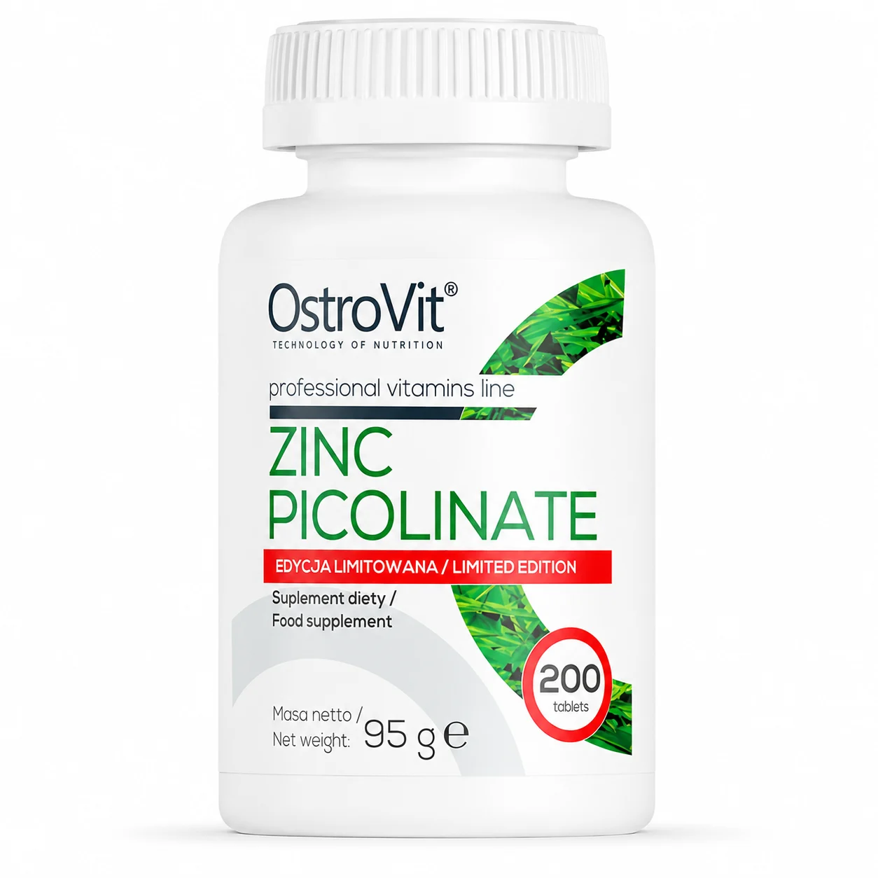 OstroVit Zinc Picolinate Professional Vitamins Line 200 tableta