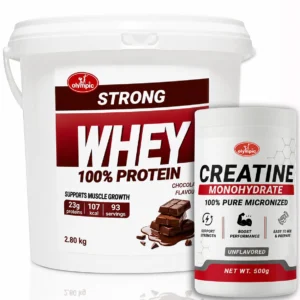 Olympic Strong Whey Čokolada 2,8kg + Olympic Creatine Monohydrate 500g – PAKET UŠTEDE