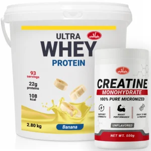Olympic Ultra Whey protein Banana 2,8kg + Olympic Creatine Monohydrate 500g