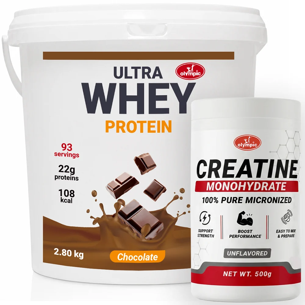 Olympic Ultra Whey protein Čokolada 2,8kg + Olympic Creatine Monohydrate 500g